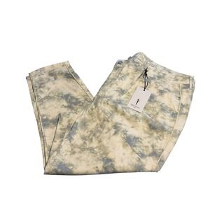 Skinny Girl Maggie SZ 24W. White Blue Tie Dye Ankle Skinny Jeans. Mid Rise. Soft